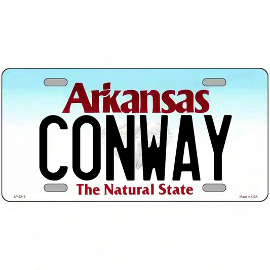 Conway Arkansas Metal Sign