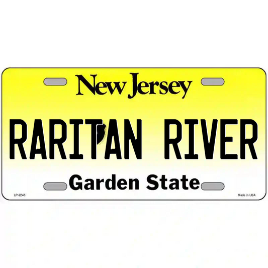 Raritan River New Jersey Metal Sign