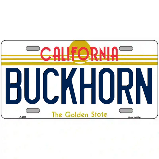 Buckhorn California Metal Sign