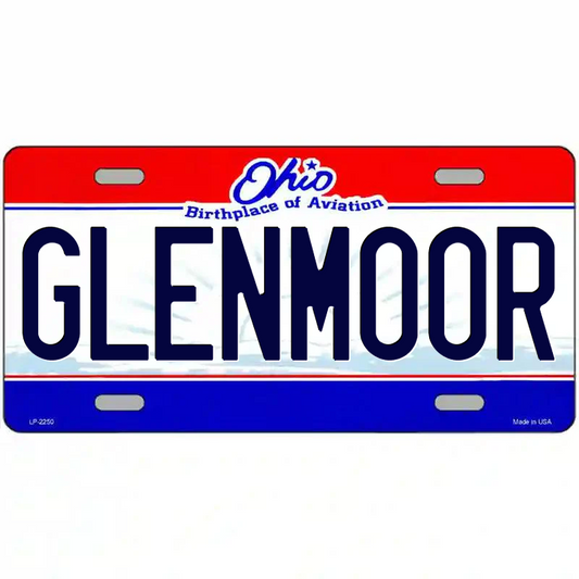 Glenmoor Ohio Metal Sign