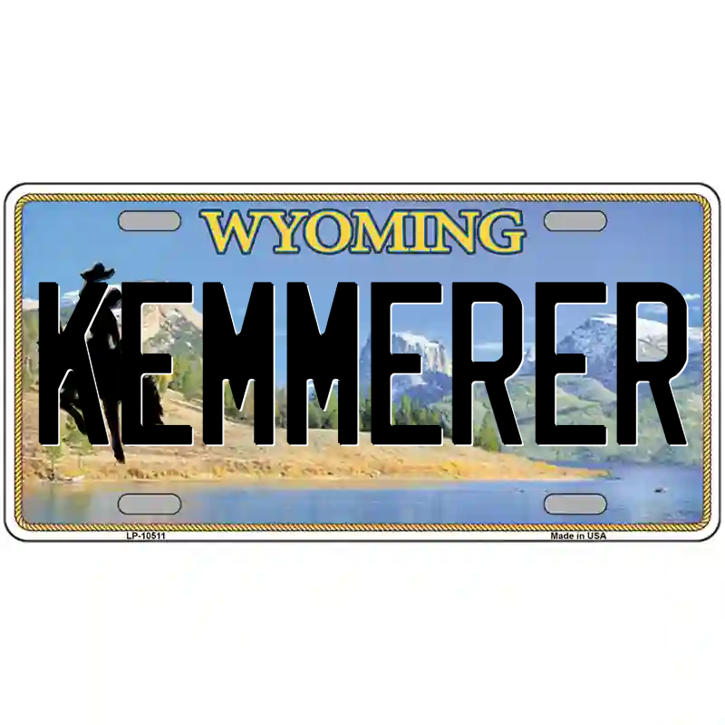 Kemmerer Wyoming Metal Sign