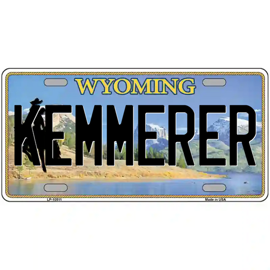 Kemmerer Wyoming Metal Sign