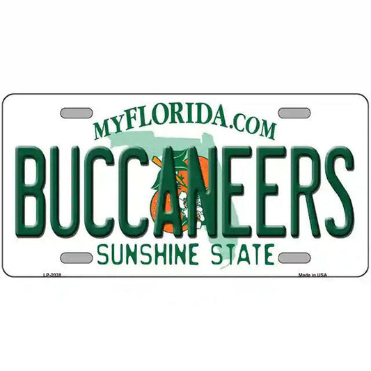 Buccaneers Florida Metal Sign