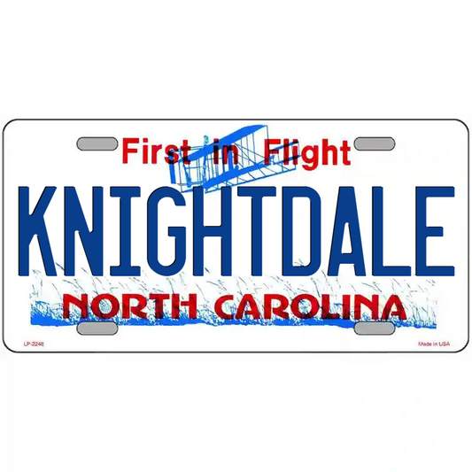 Knightdale North Carolina Metal Sign