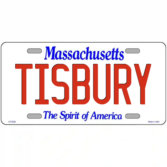 Tisbury Massachusetts Metal Sign