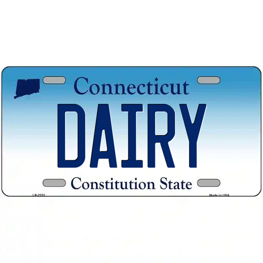 Dairy Connecticut Metal Sign