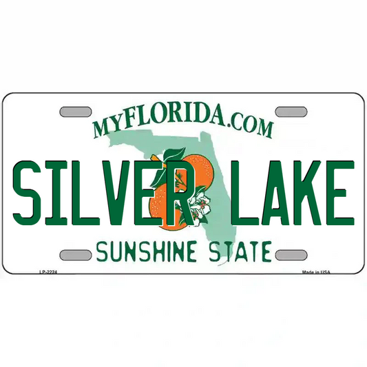 Silver Lake Florida Metal Sign