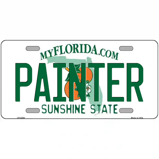 Painter Florida Metal Sign