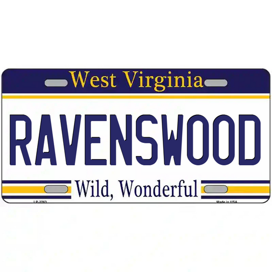 Ravenswood West Virginia Metal Sign