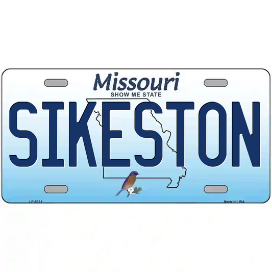 Sikeston Missouri Metal Sign