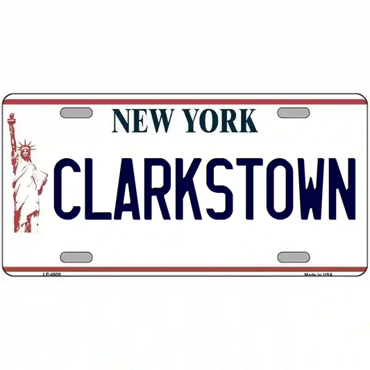 Clarkstown New York Statue of Liberty Metal Sign