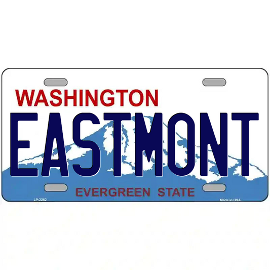 Eastmount Washington Metal Sign