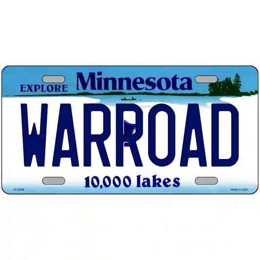 Warroad Minnesota Metal Sign