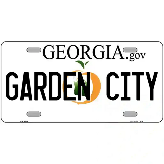Garden City Georgia Metal Sign