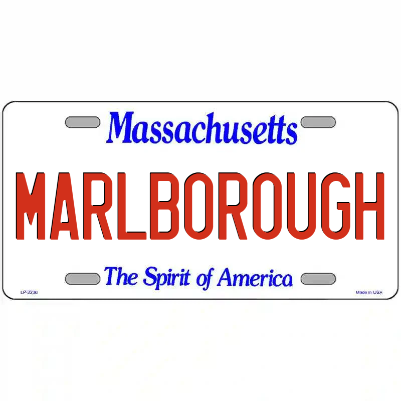 Marlborough Massachusetts Metal Sign