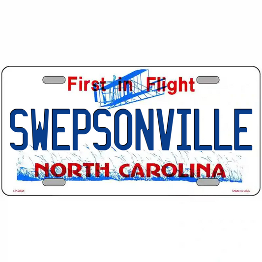 Swepsonville North Carolina Metal Sign