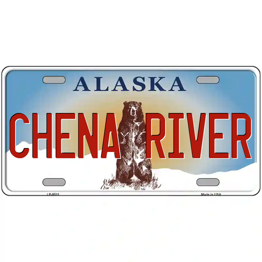 Chena River Alaska Metal Sign