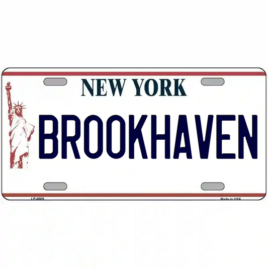 Brookhaven New York Statue of Liberty Metal Sign