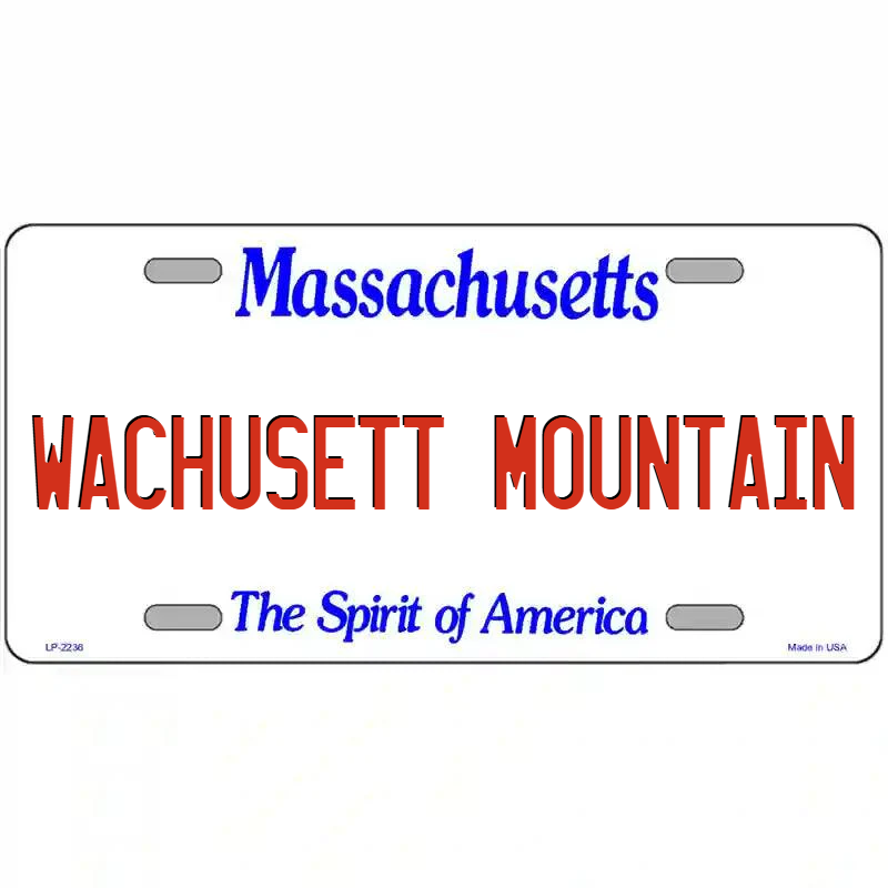 Wachusett Mountain Massachusetts Metal Sign