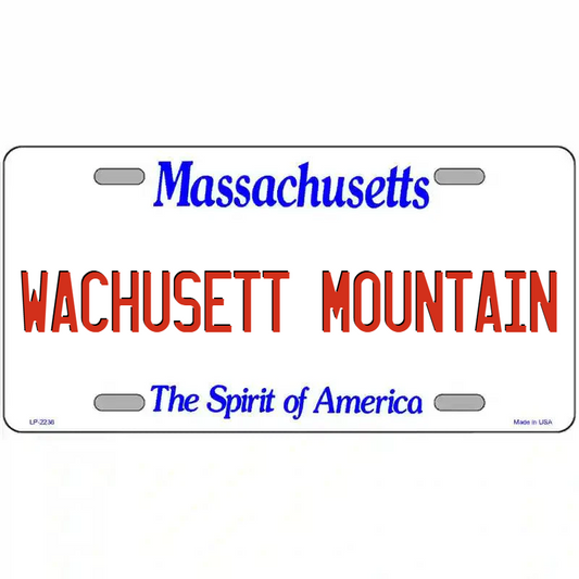 Wachusett Mountain Massachusetts Metal Sign
