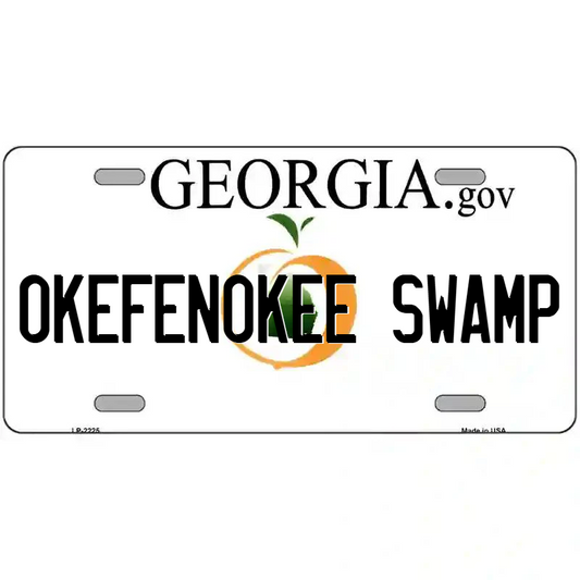 Okefenokee Swamp Georgia Metal Sign