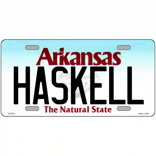 Haskell Arkansas Metal Sign