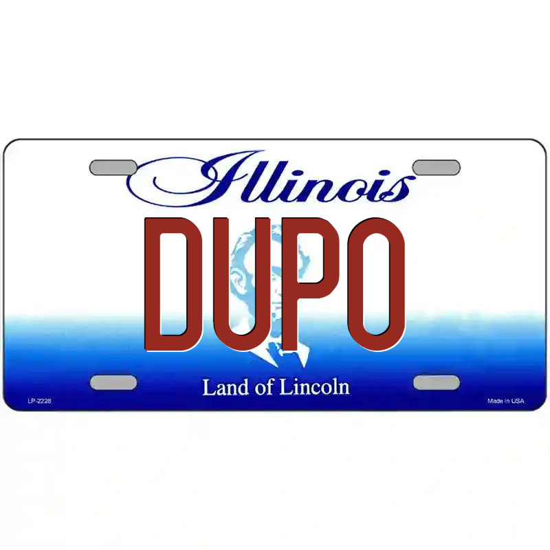 Dupo Illinois Metal Sign