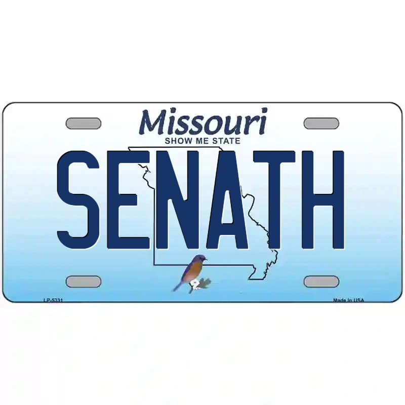 Senath Missouri Metal Sign