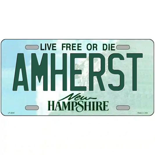 Amherst New Hampshire Metal Sign