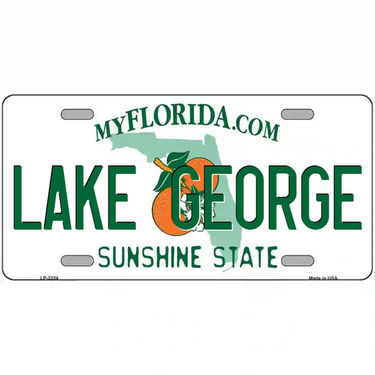 Lake George Florida Metal Sign