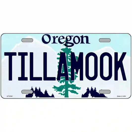 Tillamook Oregon Metal Sign