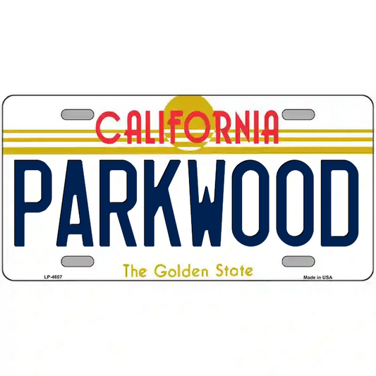 Parkwood California Metal Sign