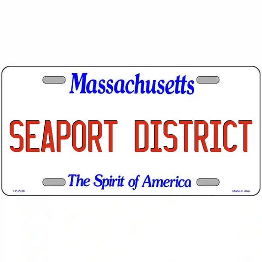 Seaport District Massachusetts Metal Sign