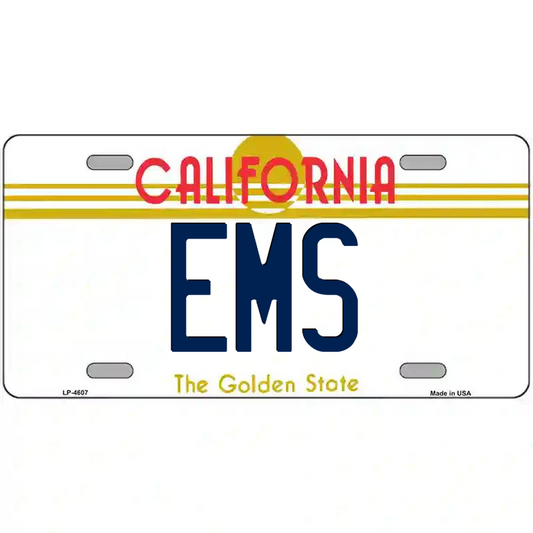 EMS California Metal Sign