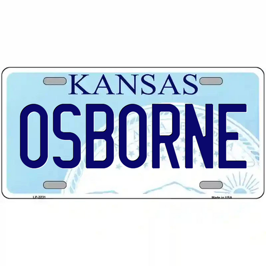 Osborne Kansas Metal Sign