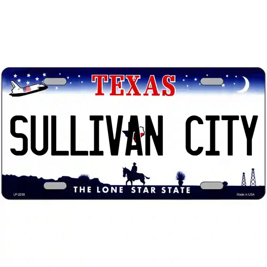 Sullivan City Texas Metal Sign