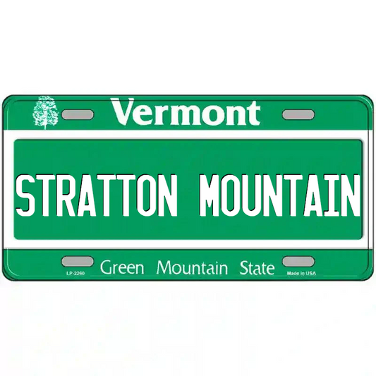 Stratton Mountain Vermont Metal Sign