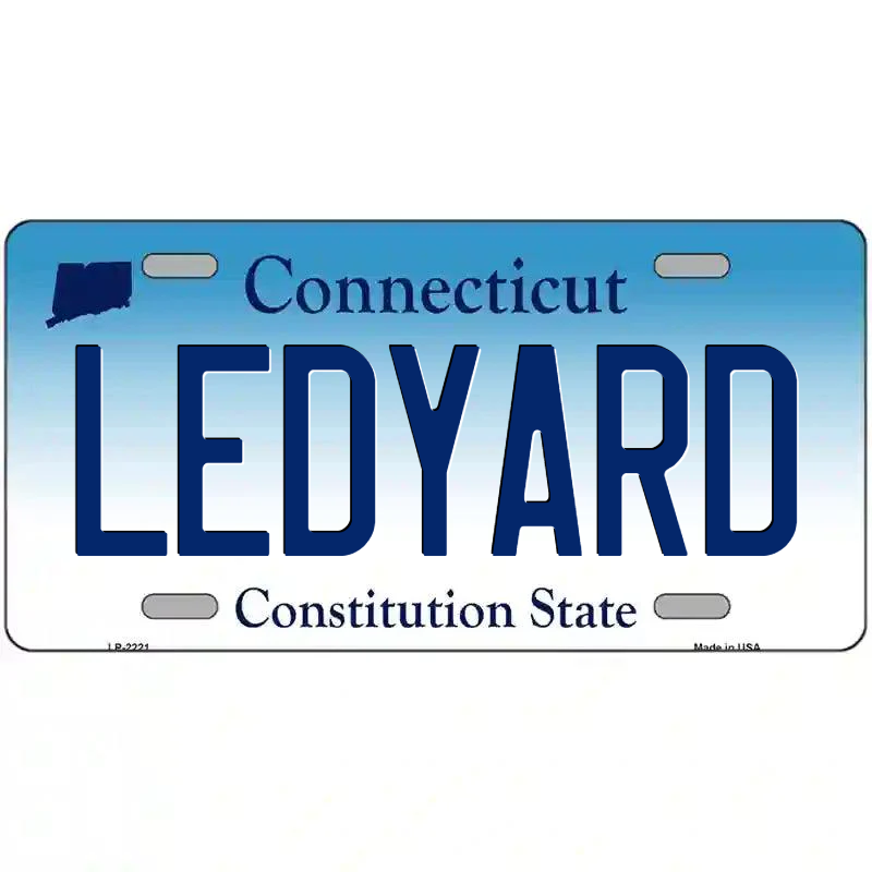 Ledyard Connecticut Metal Sign