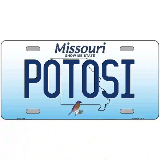 Potosi Missouri Metal Sign