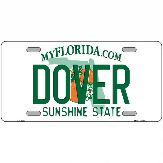 Dover Florida Metal Sign