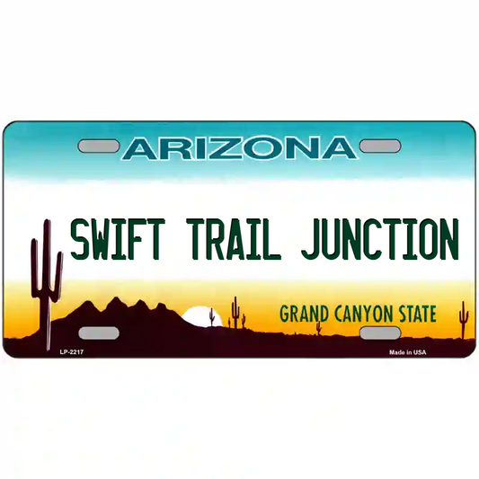 Swift Trail Junction Arizona Metal Sign