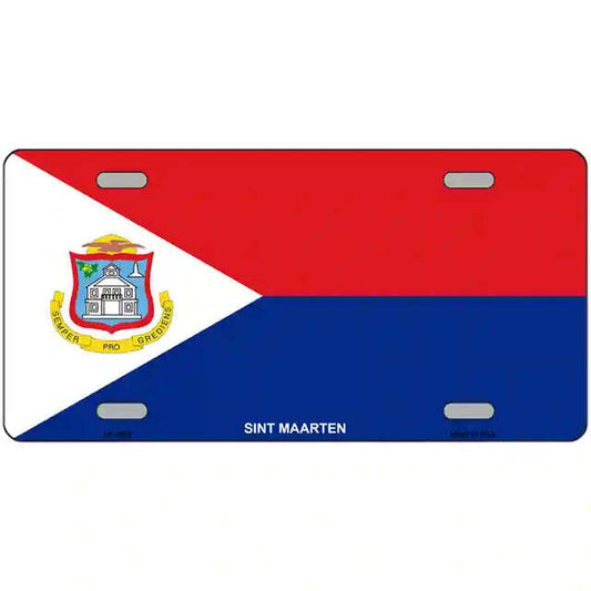 Sint Maarten Flag Metal Sign