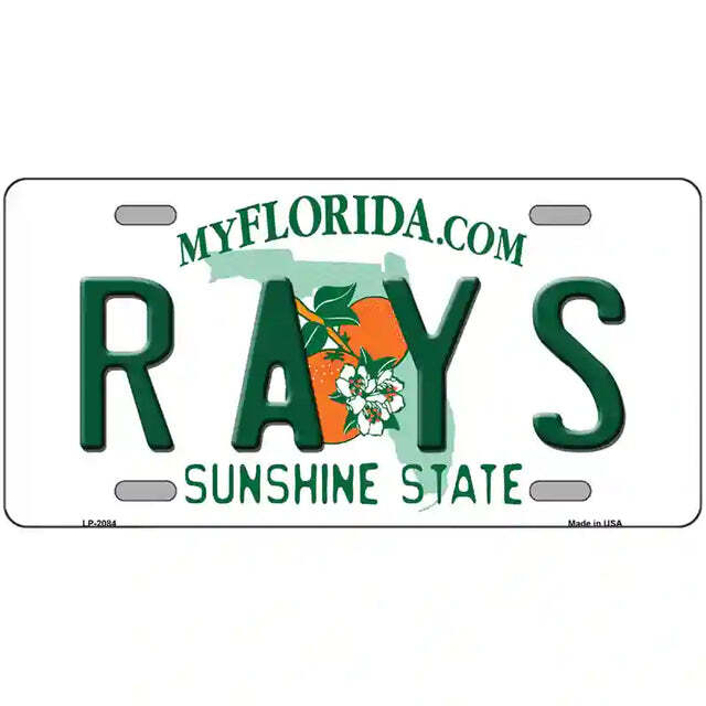 Rays Florida Metal Sign