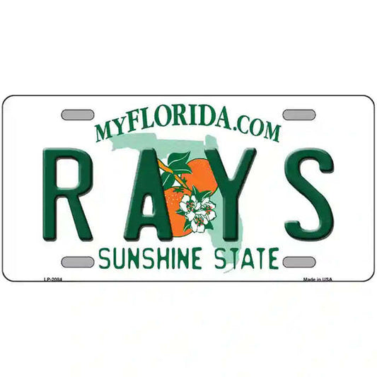 Rays Florida Metal Sign