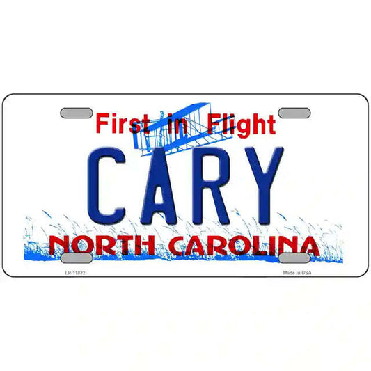 Cary North Carolina Metal Sign