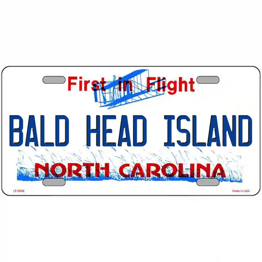 Bald Head Island North Carolina Metal Sign