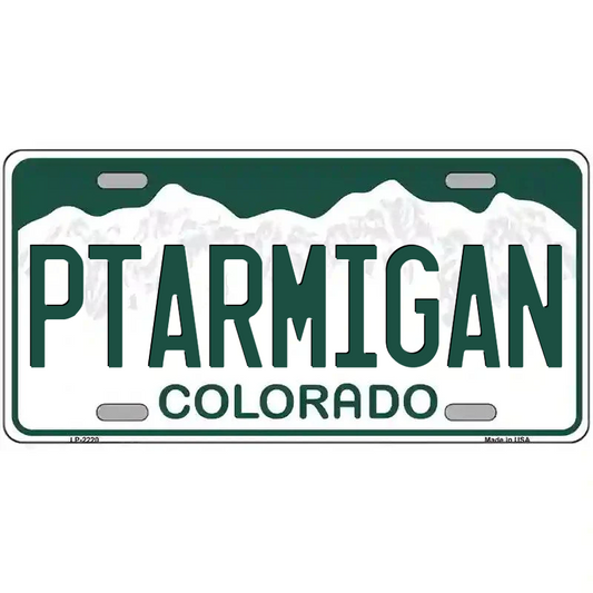 Ptarmigan Colorado Metal Sign