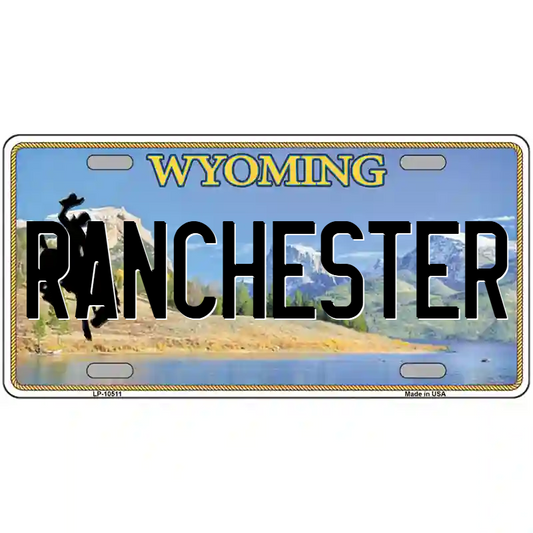 Ranchester Wyoming Metal Sign