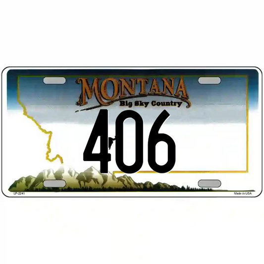 406 Montana Metal Sign