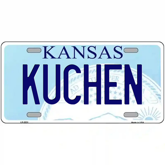 Kuchen Kansas Metal Sign